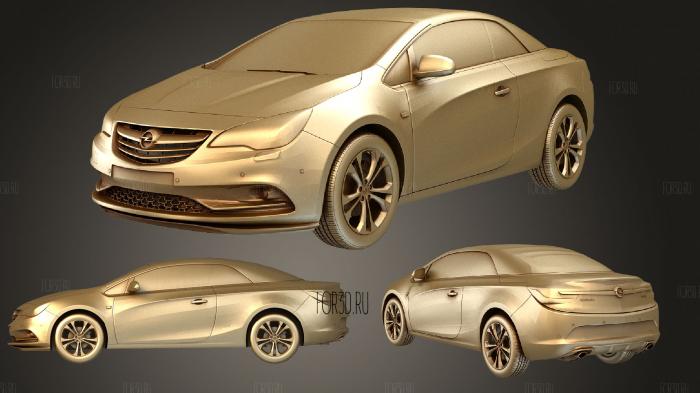 Opel Cascada Turbo stl model for CNC